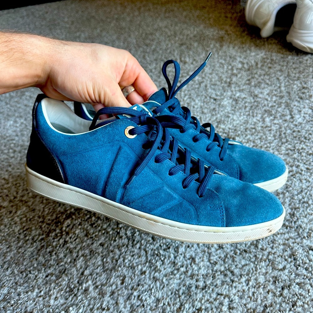 Louis Vuitton suede shoes